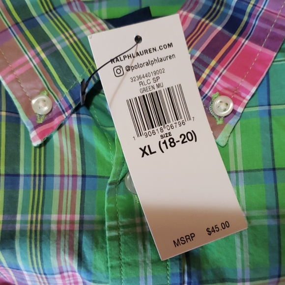 Ralph Lauren long sleeve youth button down shirt - Picture 2 of 7